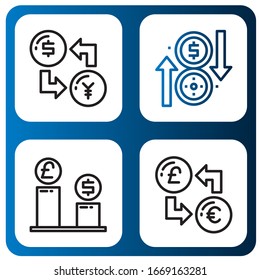 convertir conjunto de iconos. Colección de iconos de Exchange