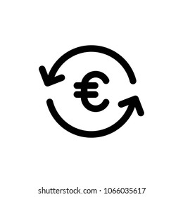 convert money icon vector