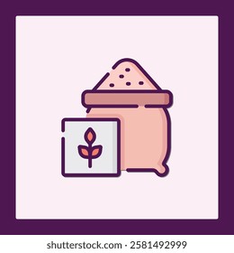 Converted Wheat Flour Icon: Premium Quality Grain Product