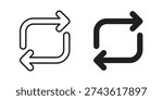 Converter icon and symbol. Vector illustration.eps