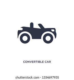 convertible car icon. Simple element illustration from mechanicons concept. convertible car editable symbol design on white background. Can be use for web and mobile.