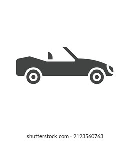 Convertible Car icon vector image. Can also be used for Physical Fitness. Suitable for mobile apps, web apps and print media.