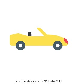 Convertible Car icon vector image. Can also be used for Vehicles. Suitable for mobile apps, web apps and print media.
