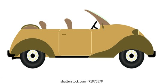 Convertible old car