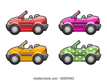 Convertible. part of my collections  of Car body style. Simple gradients only - no gradient mesh