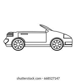 Convertible sport car