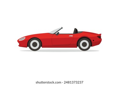 Una ilustración convertible del Arte vectorial del coche deportivo