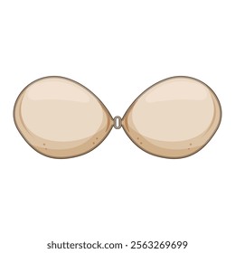 convertible strapless bra cartoon. up adhesive, backless padded, wireless lace convertible strapless bra sign. isolated symbol vector illustration