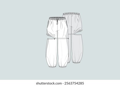 Convertible trousers are versatile pants designed with detachable parts, typically the lower legs, allowing them to be transformed into shorts or cropped pants. This makes them an ideal choice for out