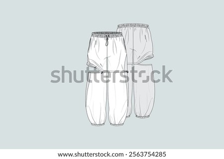 Convertible trousers are versatile pants designed with detachable parts, typically the lower legs, allowing them to be transformed into shorts or cropped pants. This makes them an ideal choice for out