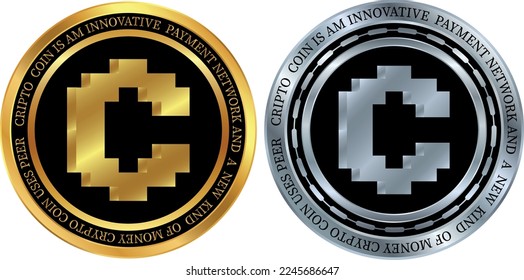 convex finance-cvx coin vector illustrations. 3d illustration. vector coins.