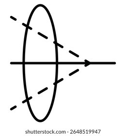 convex icon Outline isolated logo mark