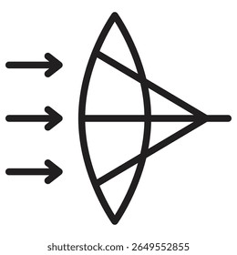 convex icon vector illustration isolated sign