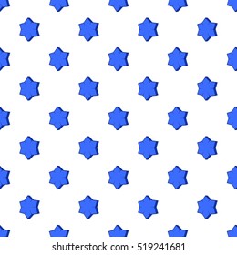 Convex star pattern. Cartoon illustration of convex star vector pattern for web