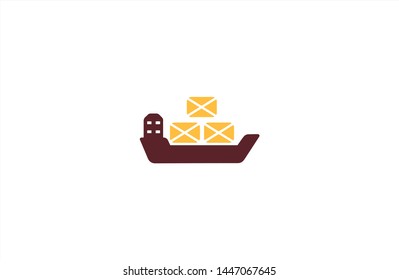 Conveyance icon in trendy flat style isolated on white background. Conveyance concept symbol. Vector illustration