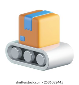 Förderer 3D-Icon-Design.3D-Illustration von Förderer