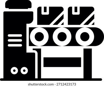 Design de Ícone de Vetor Criativo de Correia Transportadora
