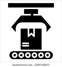 Conveyor Belt Icon Element For Design