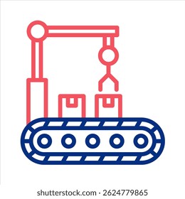 Elemento De Ícone De Correia Transportadora Para Design