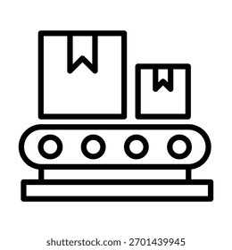 Elemento De Icono De Cinta Transportadora Para Diseño Y Vector