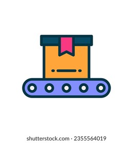 conveyor belt icon for your website, mobile, presentation, and logo design.