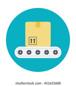 Conveyor Belt Vector Icon