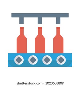 conveyor bottle packing 