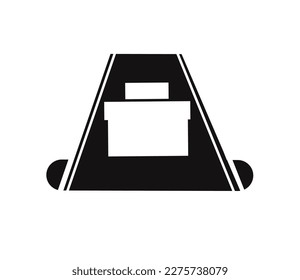 Conveyor icon isolated on clean background. Conveyor icon concept drawing icon in modern style. Vector illustration
