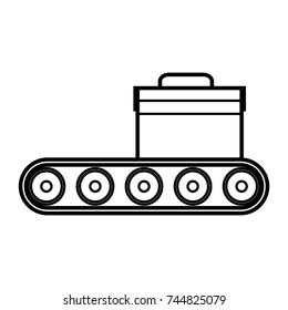 conveyor icon outline
