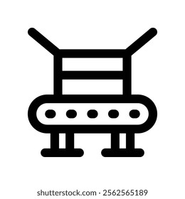 conveyor icon. vector line icon for your website, mobile, presentation, and logo design.