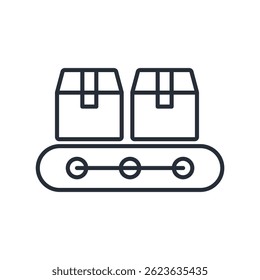 ícone do transportador. vetor.Sinal de estilo editável de traço.linear para usar design da Web,ilustração logo.Symbol.