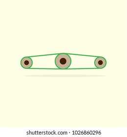 Conveyor type 3 rollers.