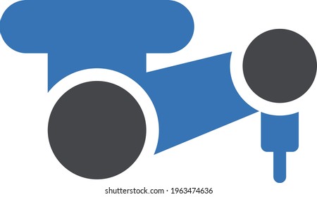 icono de color de glifo de vector transportador