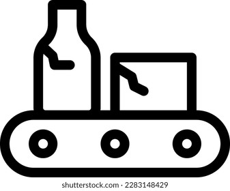 ilustración transportyor Vector en un fondo transparente. Símbolos de calidad superior. Iconos vectoriales de línea delgada para el diseño de conceptos y gráficos. 
