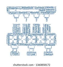 conveyor word cloud. tag cloud about conveyor.