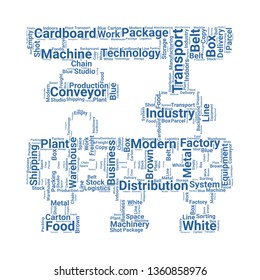 conveyor word cloud. tag cloud about conveyor.