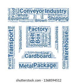 conveyor word cloud. tag cloud about conveyor
