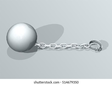 Convict ball and chain