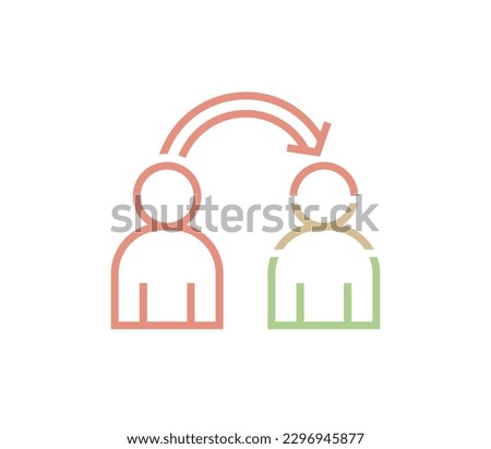 Convincing, persuading icon, pictogram. Information overload concept. Mind manipulation. Editable vector illustration isolated on a transparent background.