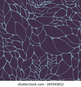 Convoluted braids. vector pattern