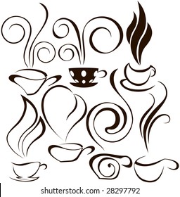 cooffee cup icons 2