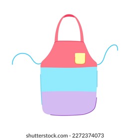 cook apron kitchen cartoon. cook apron kitchen sign. isolated symbol vector illustration