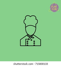cook avatar line icon