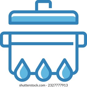 Cook Blue Icon - Single Icon, Vector 