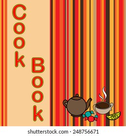 Cook book design,vector illustration
