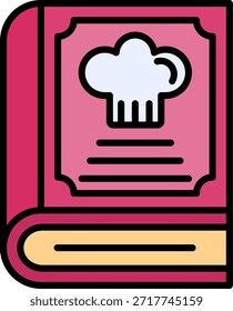 Cook Book New Creative Icon Design Vector