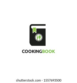 Cook Book, Recipe  Logo Template Design in outline style Vector Design