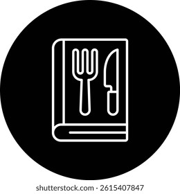 Cook book vector icon. Can be used for printing, mobile and web applications.