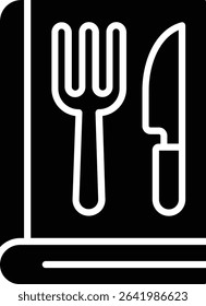 Cook book vector icon. Can be used for printing, mobile and web applications.