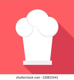 Cook cap icon. Flat illustration of cook cap vector icon for web
